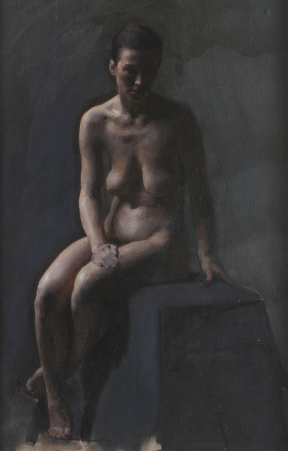 Adrian Gottlieb, Advanced Painting (third year), Figure painting, Oil on canvas, 74x49 cm Adrian Gottlieb, Advanced Painting (third year), Figure painting, Oil on canvas, 74x49 cm