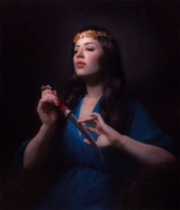 "Medea", Oil on linen, 28 x 24 in. Adrian Gottlieb, Medea, Oil on linen, 28 x 24 in