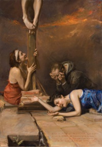 "A tu lado quiero estar", Oil on canvas, 180 x 125 cm, 2010 Angel Ramiro Sanchez, A tu lado quiero estar, Oil on canvas, 180 x 125 cm, 2010