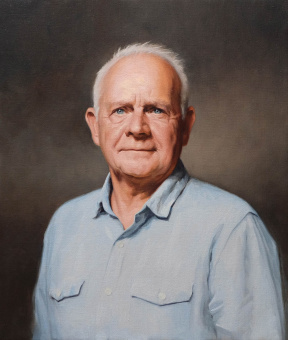 Anne Koldsø, Portrait painting, Oil on canvas, 55 x 65 cm, 2020 Anne Koldsø, Portrait painting, Oil on canvas, 55 x 65 cm, 2020