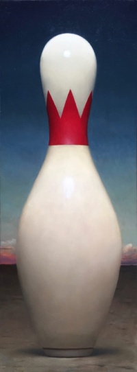"Stars fell on lane 7", Oil on canvas, 28 x 82 in. 2020 Anthony Ackrill, Stars fell on lane 7, Oil on canvas, 28 x 82 in. 2020