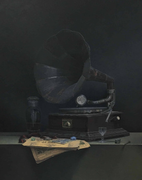 Atle Skudal, Exit or voice, Oil on canvas, 70 x 90 cm, 2017 Atle Skudal, Exit or voice, Oil on canvas, 70 x 90 cm, 2017