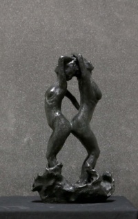 "Otto (Divine feminine)", Bronze, 25 x 12 x 16 cm, 2018 Aubrey Charnell, Otto (Divine feminine), Bronze, 25 x 12 x 16 cm, 2018
