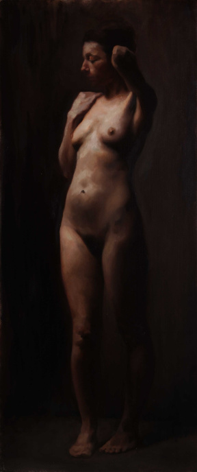 Carla Paine, Advanced Painting (third year), Female Figure long pose, Oil on canvas, 153x65 cm, 2010 Carla Paine, Advanced Painting (third year), Female Figure long pose, Oil on canvas, 153x65 cm, 2010