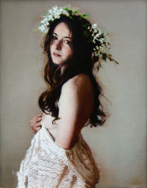 Carla Paine, Clara in spring, Oil on linen, 8 x 10 in. 2021 Carla Paine, Clara in spring, Oil on linen, 8 x 10 in. 2021