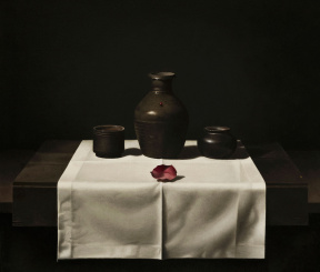 Carlos Madrid, For Arvo Pärt (Tabula Rasa), Oil on linen, 19 x 22 in. 2017 Carlos Madrid, For Arvo Pärt (Tabula Rasa), Oil on linen, 19 x 22 in. 2017