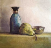 "Pear", Oil on canvas, 26 x 28 cm, 2021 Christy Tam Lee Tat, "Pear", Oil on canvas, 26 x 28 cm, 2021