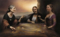 "Tapestry of life", Oil on canvas, 170 x 150 cm, 2012 Cornelia Maria Hernes, Tapestry of life, Oil on canvas, 170 x 150 cm, 2012