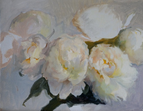 Costanza Papasogli Tacca, Peonie, Oil on canvas 40 x 35 cm, 2020 Costanza Papasogli Tacca, Peonie, Oil on canvas 40 x 35 cm, 2020