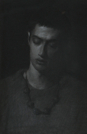 Dana Levin, Intermediate student (2nd year), charcoal on toned paper.40x25 cm Dana Levin, Intermediate student (2nd year), charcoal on toned paper.40x25 cm