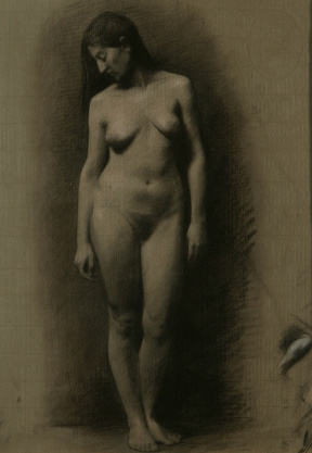 Daniel Graves, Figure drawing, Charcoal on paper, 65x47 cm Daniel Graves, Figure drawing, Charcoal on paper, 65x47 cm