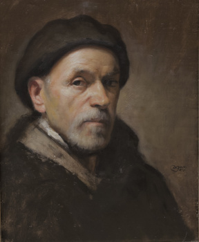 Daniel Graves, Self Portrait, Oil on hemp, 40 x 50 cm, 2020 Daniel Graves, Self Portrait, Oil on hemp, 40 x 50 cm, 2020