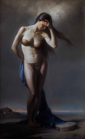 Daniel Graves, ‘Salome's Rue’, 160x100 cm, oil on hemp, 2019 (on loan) Daniel Graves, ‘Salome's Rue’, 100x160 cm, oil on hemp, 2019 (on loan)