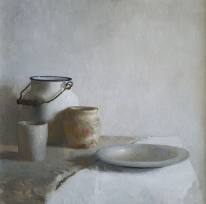 Dustin Adamson, In a Brown Mood, Oil on Panel, 12x12 in, 2020 Dustin Adamson, In a Brown Mood, Oil on Panel, 12x12 in, 2020