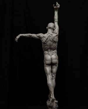 Eirik Arnesen "Empyrean" back, Life size, 2019 Eirik Arnesen "Empyrean" back, Life size, 2019
