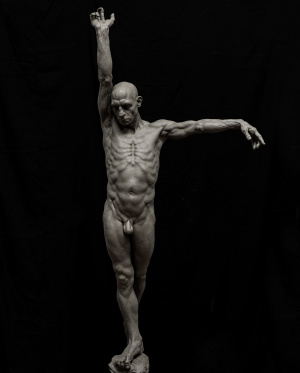 Eirik Arnesen "Empyrean" front, Life size, 2019 Eirik Arnesen "Empyrean" front, Life size, 2019