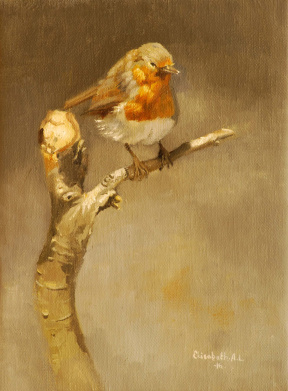 Elisabeth Andersson Lindberg, And so the Winter Came, Oil on canvas, 17 x 23 cm, 2016 Elisabeth Andersson Lindberg, And so the Winter Came, Oil on canvas, 17 x 23 cm, 2016