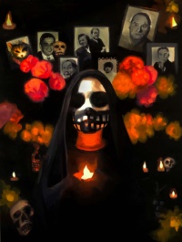 "Holy Ancestors", Oil on canvas, 36 x 28 in. 2021 Emilia Cantor, "Holy Ancestors", Oil on canvas, 36 x 28 in. 2021
