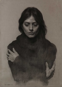 "Carmen", Charcoal, 50 x 70 cm, 2013 Eran Webber, "Carmen", Charcoal, 50 x 70 cm, 2013