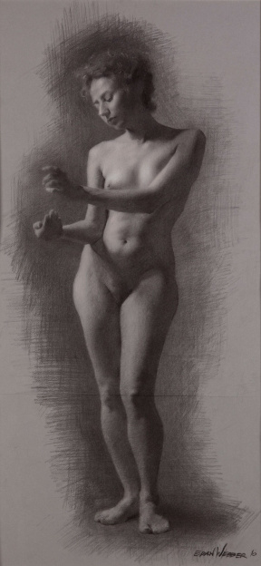 Eran Webber, Sculpture Drawing, Figure drawing, Charcoal on paper, 87x43 cm Eran Webber, Sculpture Drawing, Figure drawing, Charcoal on paper, 87x43 cm