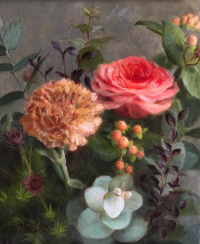 Erica Arcudi, "Florentine Spring", Oil on panel, 8 x 10 in. 2021