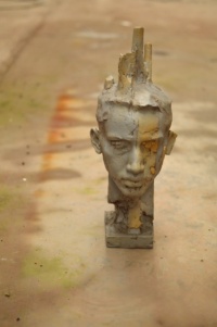 "Dust Child", Resin, 40 x 30 x 30 cm, 2017 Eudald de Juana Gorriz, Dust Child, Resin, 40 x 30 x 30 cm, 2017