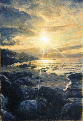 Francisco Centofanti, Lumiere - West Cornwall, Egg Tempera, 60 x 80 cm, 2019 Francisco Centofanti, Lumiere - West Cornwall, Egg Tempera, 60 x 80 cm, 2019