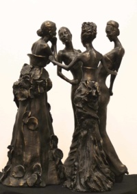 "The Conversation", Bronze, H45 x W45 x 63 cm, 2014 Frank Rekrut, "The Conversation", Bronze, H45 x W45 x 63 cm, 2014