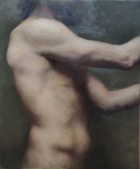 "Figure Study", Oil on canvas, 40 x 60 cm, 2019 Jacky Chan, "Figure Study", Oil on canvas, 40 x 60 cm, 2019