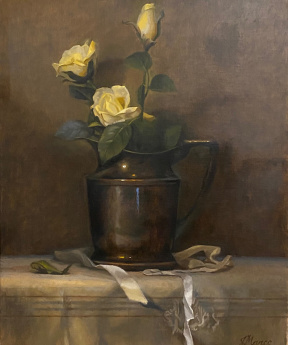 "A New Beginning", Oil on canvas, 20 x 16 in. 2020 Jane Manco, A New Beginning, Oil on canvas, 20 x 16 in. 2020