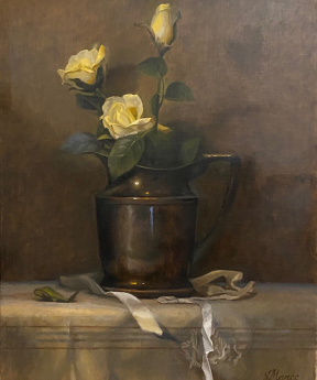 "A New Beginning", Oil on canvas, 20 x 16 in. 2020 Jane Manco, A New Beginning, Oil on canvas, 20 x 16 in. 2020