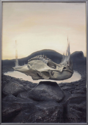 Janne Jääskeläinen, Silta, Oil on canvas, 45 x 65 cm, 2019 Janne Jääskeläinen, Silta, Oil on canvas, 45 x 65 cm, 2019