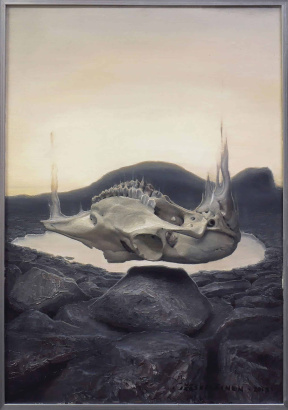 Janne Jääskeläinen, Silta, Oil on canvas, 45 x 65 cm, 2019 Janne Jääskeläinen, Silta, Oil on canvas, 45 x 65 cm, 2019