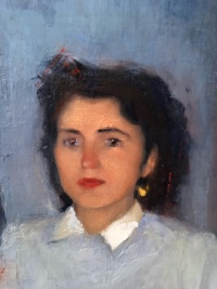 "Pauline", Oil on canvas, 35.5 x 25.5 in, 2019 Jessica Roderick, Pauline, Oil on canvas, 35.5 x 25.5 in, 2019
