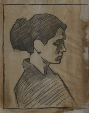 Joakim Ericsson, Intermediate (second year), Fig drawing, Charcoal and white chalk on paper, 63x39 cm, 2007 Joakim Ericsson, Intermediate (second year), Fig drawing, Charcoal and white chalk on paper, 63x39 cm, 2007