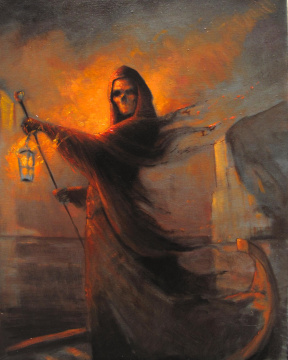 Jura Bedic, Charon, Oil on canvas, 40 x 50 cm, 2019 Jura Bedic, Charon, Oil on canvas, 40 x 50 cm, 2019