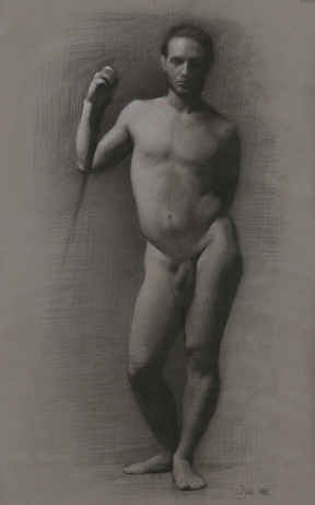 Jura Bedic, Intermediate (second year), Figure drawing, Charcoal on paper, 62.5x42.5 Jura Bedic, Intermediate (second year), Figure drawing, Charcoal on paper, 62.5x42.5
