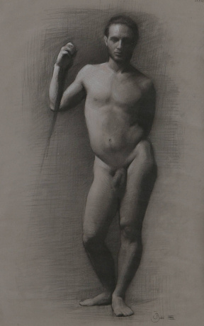 Jura Bedic, Intermediate (second year), Figure drawing, Charcoal on paper, 62.5x42.5 Jura Bedic, Intermediate (second year), Figure drawing, Charcoal on paper, 62.5x42.5