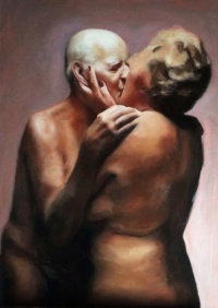 "To eternity", Oil on linen, 80 X 60 cm ,2021 Kristina Borgestad, To eternity, Oil on linen, 80 X 60 cm ,2021