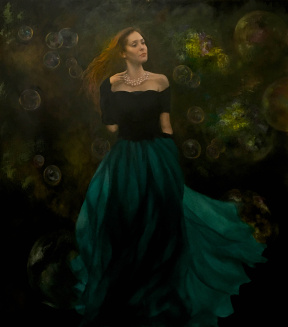 Laura Thompson, "Danielle", Oil on Linen on Panel, 130 x 150 cm, 2020 Laura Thompson, "Danielle", Oil on Linen on Panel, 130 x 150 cm, 2020