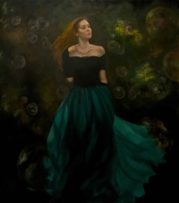 "Danielle", Oil on linen on panel, 130 x 150 cm, 2020 Laura Thompson, "Danielle", Oil on linen on panel, 130 x 150 cm, 2020