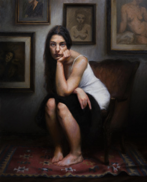 Marco Franco, "Irene", Oil on canvas, 105 x 85 cm, 2020 Marco Franco, "Irene", Oil on canvas, 105 x 85 cm, 2020