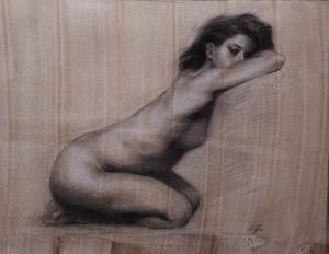 Marco Franco, No title, Charcoal on hand toned paper, 80x60 cm, 2020 Marco Franco, No title, Charcoal on hand toned paper, 80x60 cm, 2020