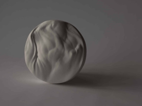 Mathias Bader, Skin, Plaster cast, 29 x 29 x 6 cm, 2019 Mathias Bader, Skin, Plaster cast, 29 x 29 x 6 cm, 2019