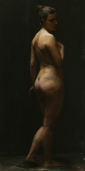 Matthew Almy, Advanced Painting (third year), Female figure painting, Oil on canvas, 114x58 cm cm Matthew Almy, Advanced Painting (third year), Female figure painting, Oil on canvas, 114x58 cm cm