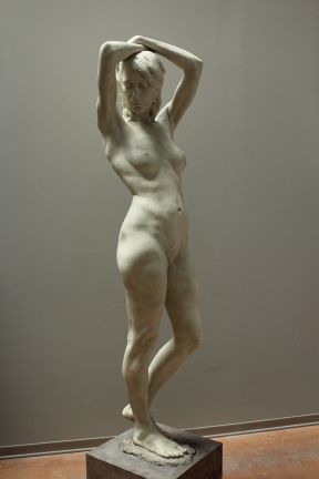 Maudie Brady, Laura , Resin, Life size, 2016 (on loan) Maudie Brady, Laura , Resin, Life size, 2016