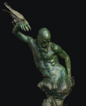 Maudie Brady, Munnin's Fate , Bronze, H82cm, 2017 (on loan) Maudie Brady, Munnin's Fate , Bronze, H82cm, 2017