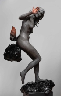 "Red Star", Hydroresin, Life size, 2021 Maudie Brady, Red Star, Hydroresin, 2021