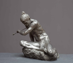 Maudie Brady, Wounded Faun , Bronze, 2019 Maudie Brady, Wounded Faun , Bronze, 2019