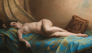 Maureen Hyde Blue silk, color altered copy 2 Maureen Hyde Blue silk, color altered copy 2